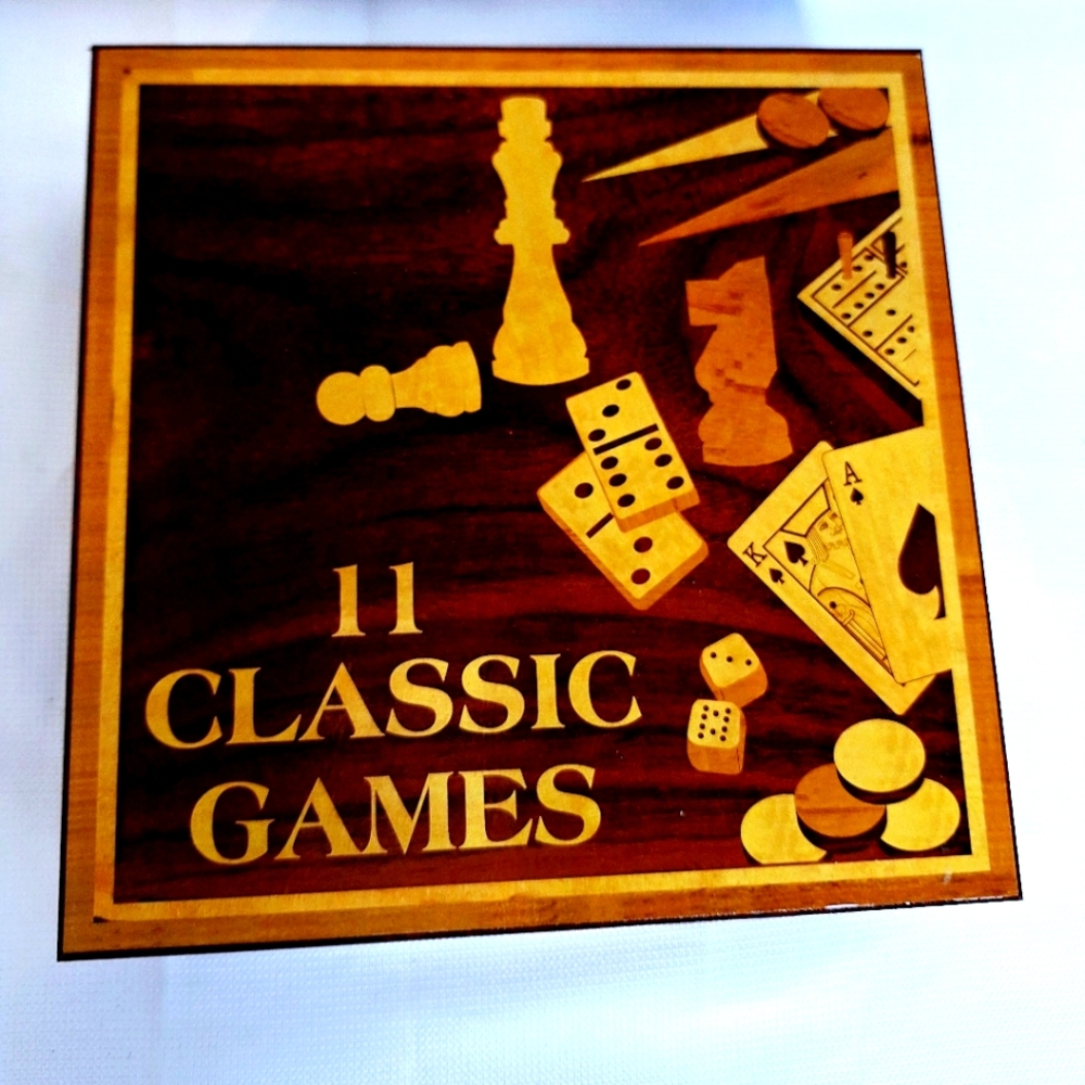 Vintage Cardinal Games brand" The Classic Game Night" 11 classic game set.